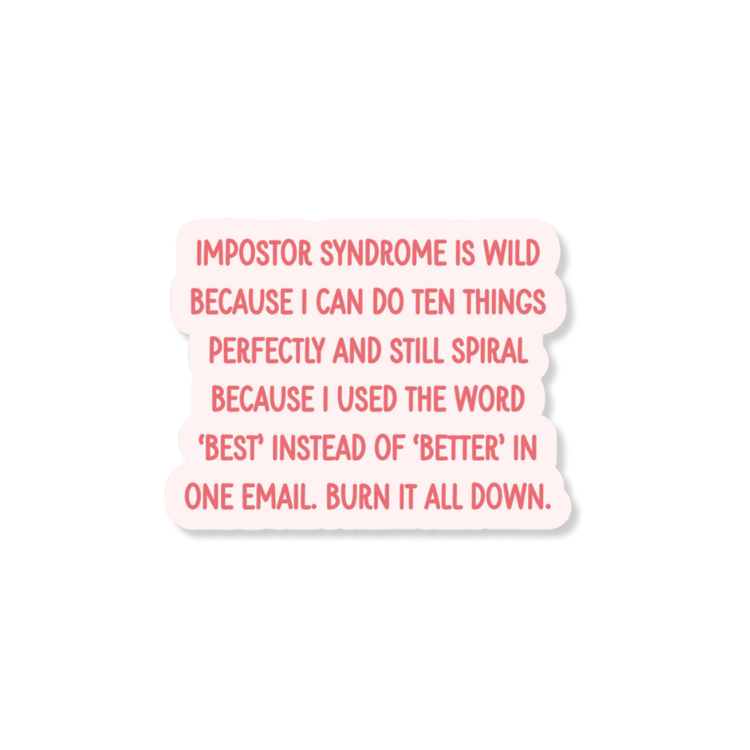 Burn It All Down 3" Vinyl Sticker