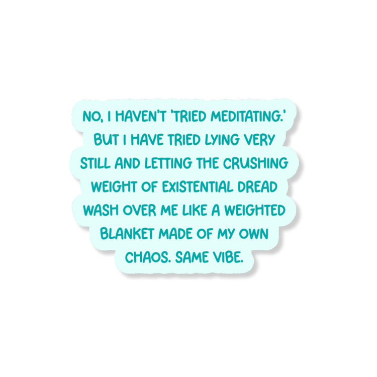 Weighted Blanket 3" Vinyl Sticker