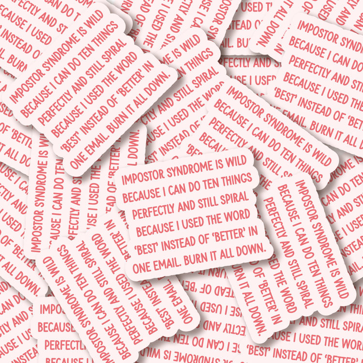 Burn It All Down 3" Vinyl Sticker