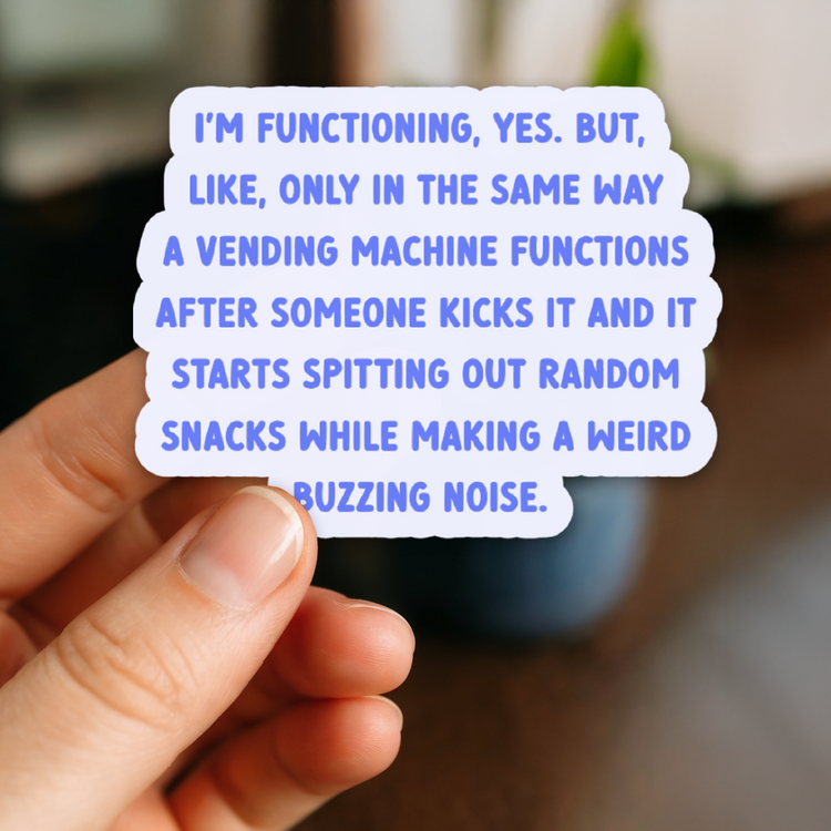 Buzzing Noise 3" Vinyl Sticker