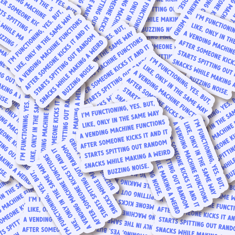 Buzzing Noise 3" Vinyl Sticker