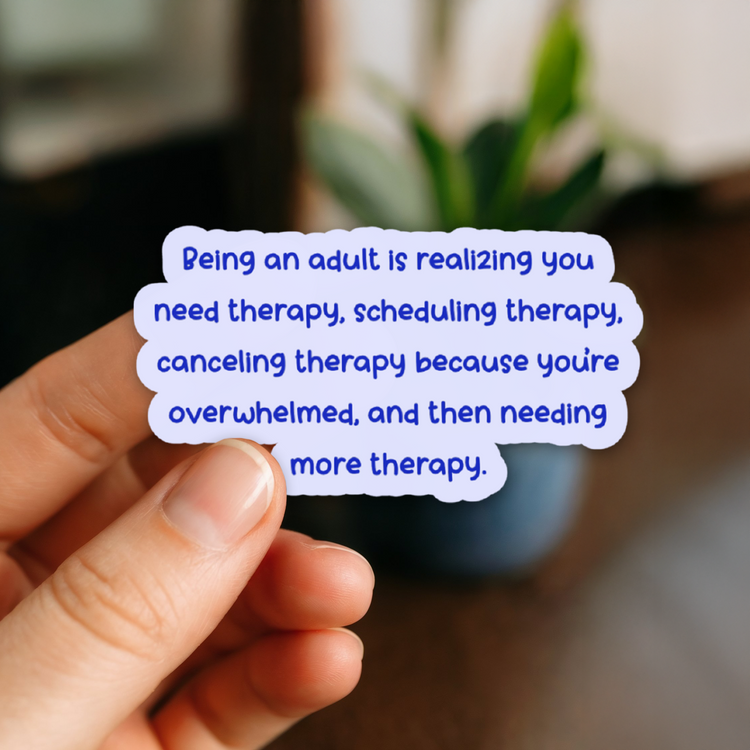 Canceling Therapy 3" Vinyl Sticker