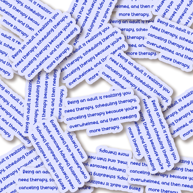 Canceling Therapy 3" Vinyl Sticker