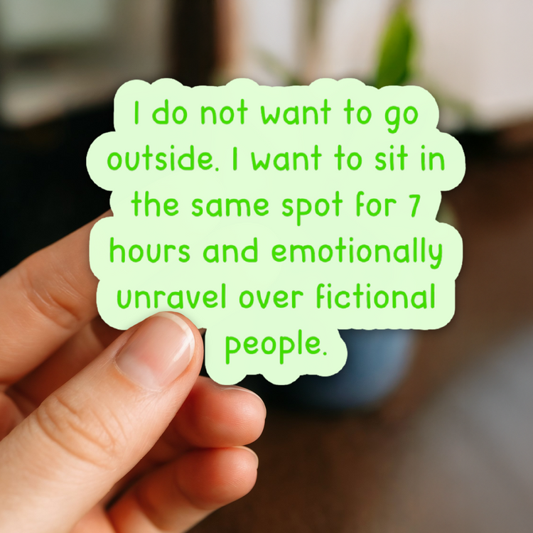 Emotionally Unravel 3" Vinyl Sticker