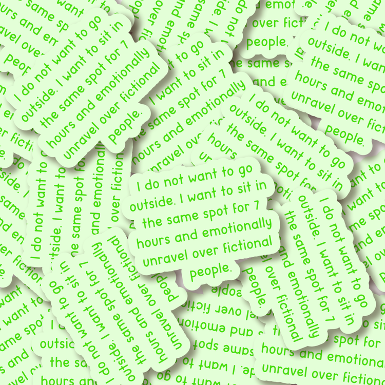 Emotionally Unravel 3" Vinyl Sticker