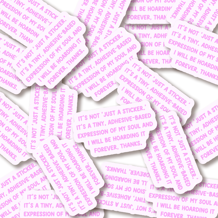 Hoarding It Forever 3" Vinyl Sticker