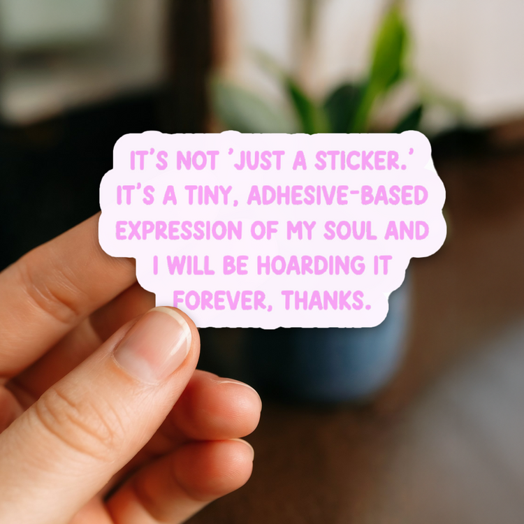 Hoarding It Forever 3" Vinyl Sticker