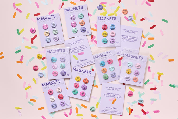 Sweary Magnet Set Funny Gift