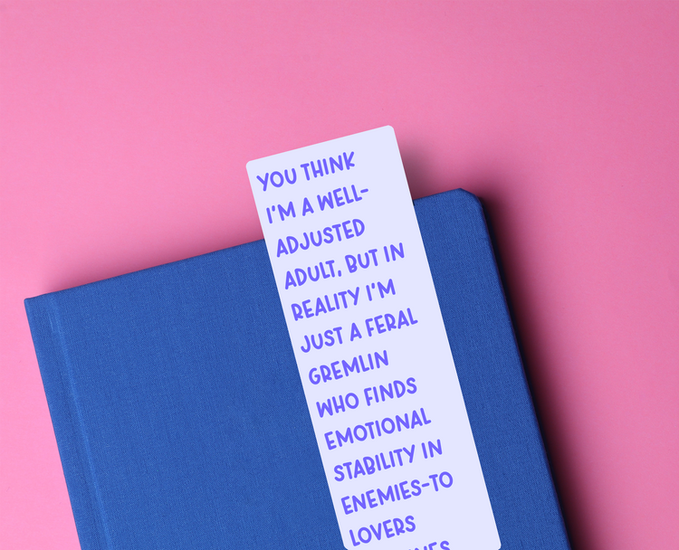 Feral Gremlin Funny Glossy Bookmark