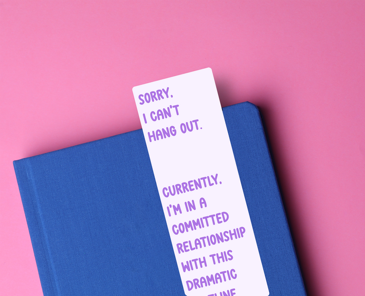 Dramatic Platform Funny Glossy Bookmark