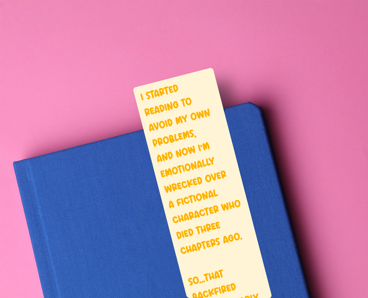 That Backfired Spectacularly Glossy Bookmark
