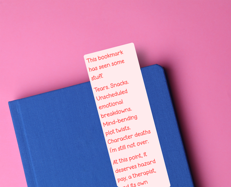Hazard Pay Funny Glossy Bookmark