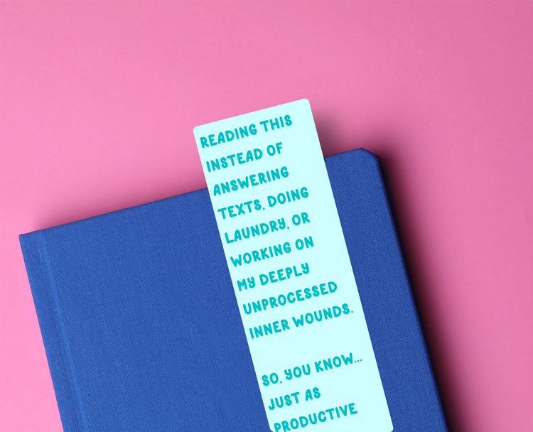 Inner Wounds Funny Glossy Bookmark