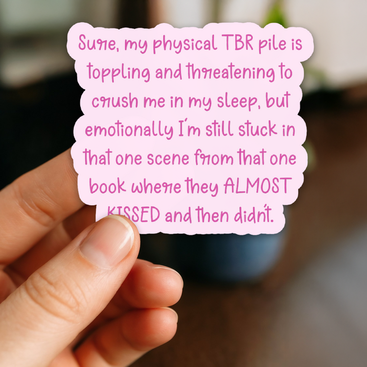 TBR Pile 3" Vinyl Sticker