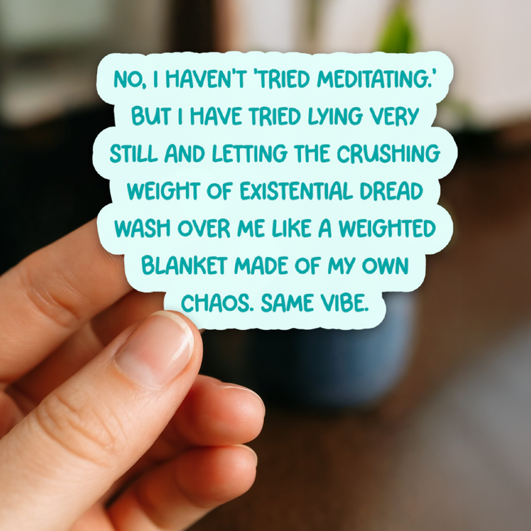 Weighted Blanket 3" Vinyl Sticker