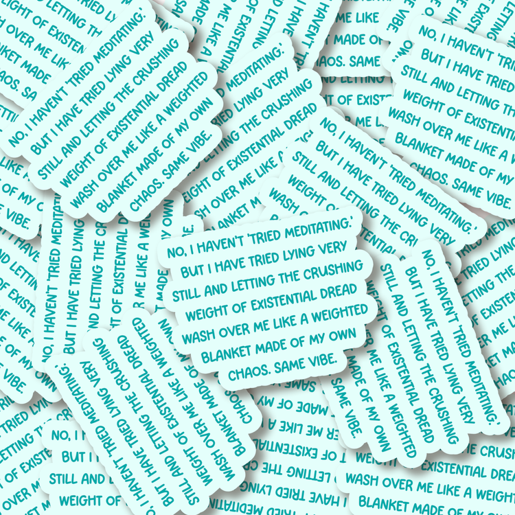 Weighted Blanket 3" Vinyl Sticker