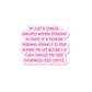 Overpriced Iced Coffee 3" Vinyl Sticker