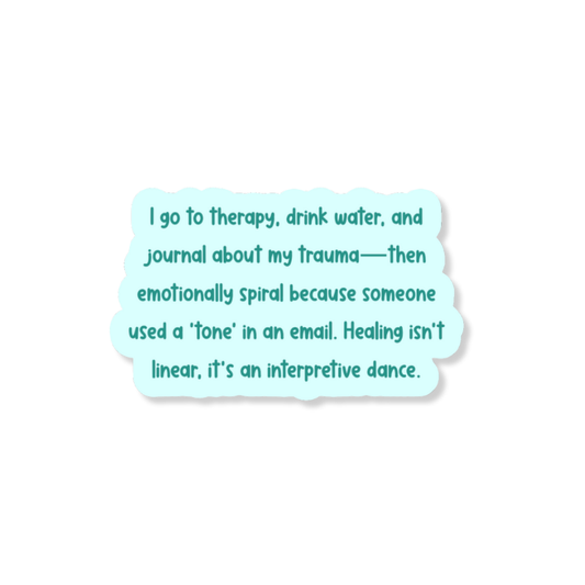 Interpretive Dance 3" Vinyl Sticker