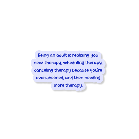 Canceling Therapy 3" Vinyl Sticker