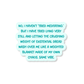Weighted Blanket 3" Vinyl Sticker