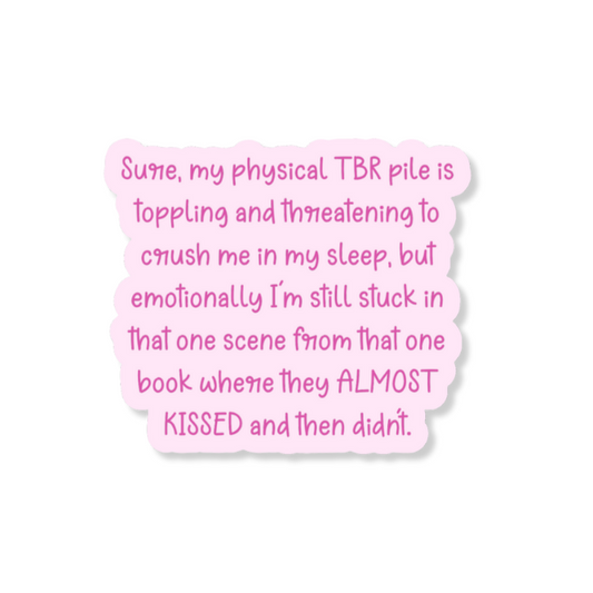 TBR Pile 3" Vinyl Sticker