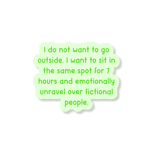 Emotionally Unravel 3" Vinyl Sticker