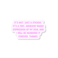 Hoarding It Forever 3" Vinyl Sticker