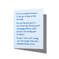 Funny friendship card with darkly humorous front message about ride-or-die loyalty, blank inside.