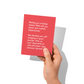 Realistic Expectations Funny Holiday Christmas Card