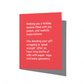 Realistic Expectations Funny Holiday Christmas Card
