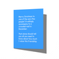 Crowded Mall In December Funny Friendship Holiday Christmas Card