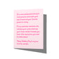 Funny wedding card with witty soulmate humor message on front, blank inside.