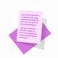 You're Not Crazy Platinonic Friendship Funny Valentine's Day Card