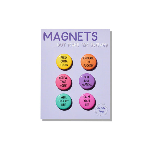 Sweary Magnet Set Funny Gift