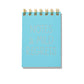 Notes & Mild Regrets Mini Letterpress Jotter Notebook