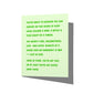 Funny new parent card with humorous sleep deprivation message on front, blank inside.
