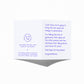 Funny new baby card front and back shown, includes extra punchline on back.
