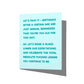 Funny birthday card with adult humor message on front, too old for this shit design, blank inside.