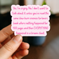 Broom Closet Romance Books 3" Vinyl Sticker