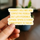 Comedic Timing 3" Vinyl Sticker