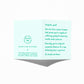 Funny graduation card showing front and back with extra punchline.