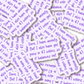 Gel Pens in 47 Colors 3" Vinyl sticker