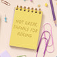Funny sarcastic notebook for notes, rants, and spirals.
