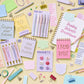 Reading themed stationery bookish book lovers booktok