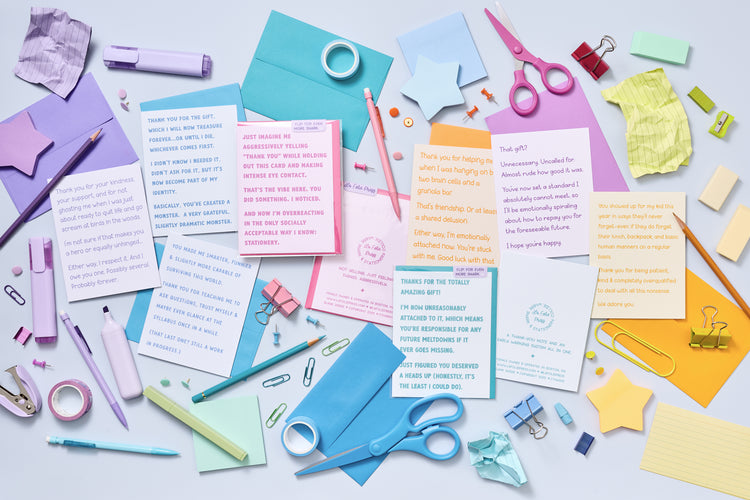 Syllabus Glance Funny Teacher Thank You Card