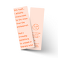Unpack In Therapy Later Funny Glossy Bookmark