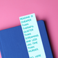 Cheaper Than Therapy Funny Glossy Bookmark