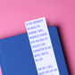 Useless Side Character Funny Glossy Bookmark