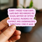 Missed Event Introvert 3" Vinyl Sticker
