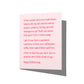 Funny Mother’s Day card with witty superhero mom humor message on front, blank inside.
